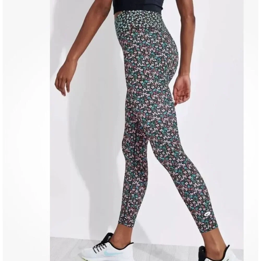 Nike One 7/8 Femme Floral Mixed Print leggings CU5077-895 Multicolor XS